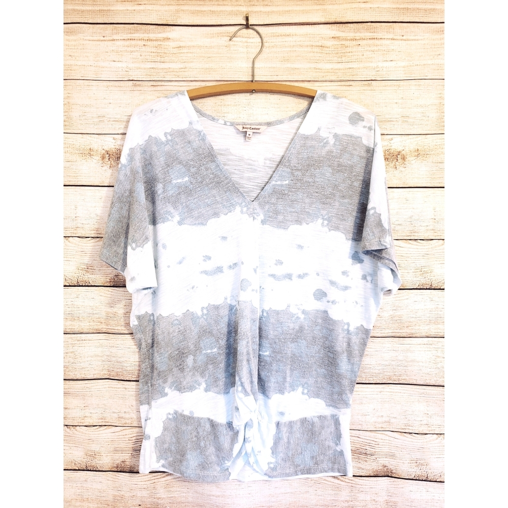 🔴 2/$25🔴⚡Juicy Couture ⚡Cap Sleeve Shirt ⚡ Blue
